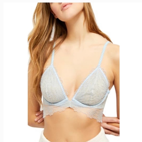 FREE PEOPLE LUCIA Underwire Bra Hydrangea 32A - Picture 1 of 2